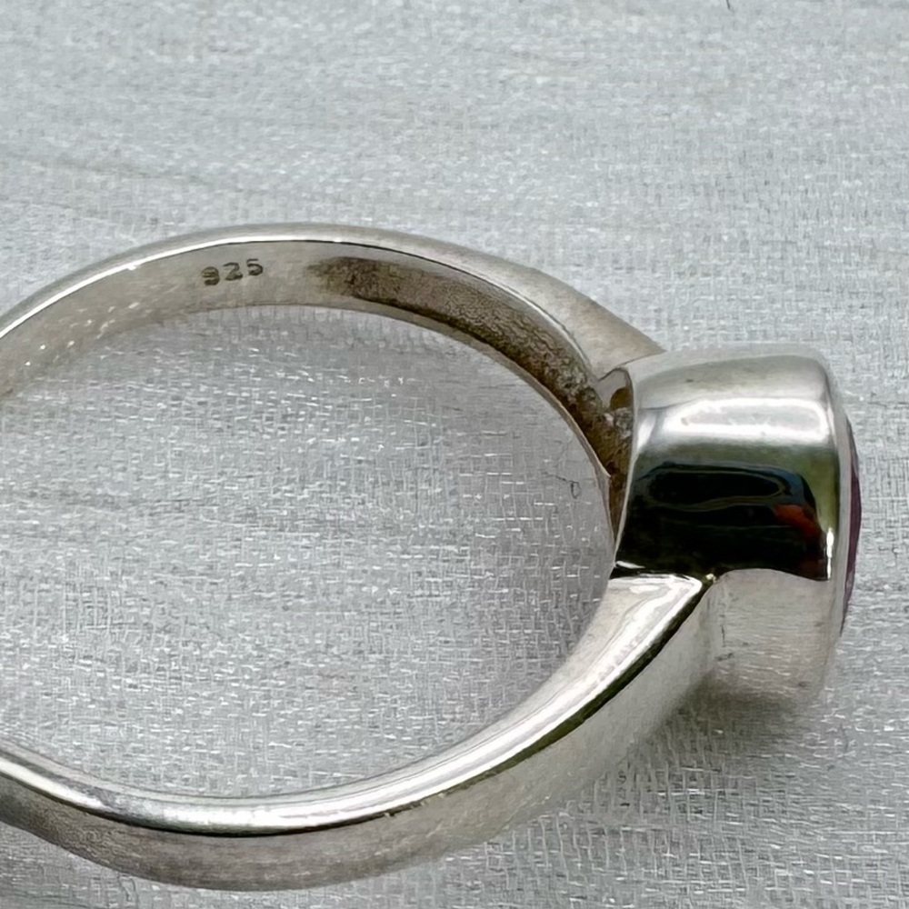 S925 Ruby Oval Ring - image 3